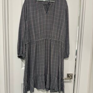 Plaid Gray Dress